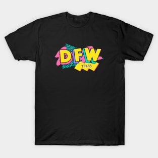 Dallas Ft. Worth, Texas Retro 90s Logo T-Shirt